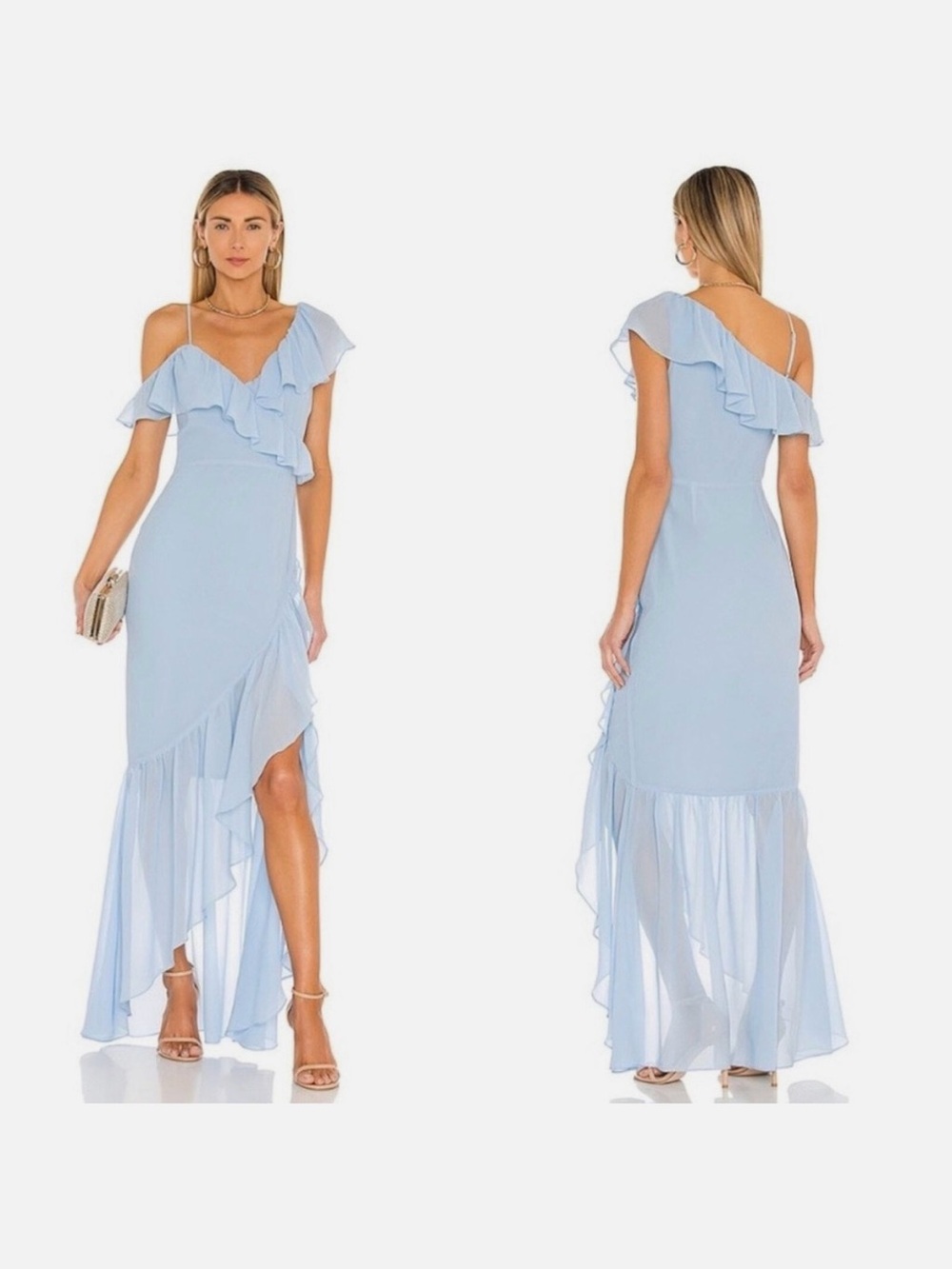 Lovers + Friends Karen Maxi Dress in Sky Blue